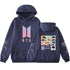Bangtan Boys Cartoon Hoodie Gradient Love Yourself Logo Hoodies